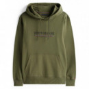 TOMMY HILFIGER - Brand Love Hilfiger Hoodie - Pli - F|MW0MW40534/PLI