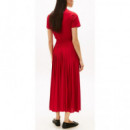 TOMMY HILFIGER - 1985 Pleated Wrap Polo Drs - Xld - F|WW0WW45733/XLD