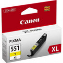 Cartucho de Tinta CANON CLI-551XLY Xl Amarillo