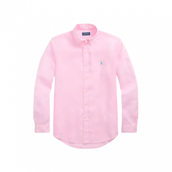 Camisas Camisa POLO RALPH LAUREN Lino Custom Slim Pink