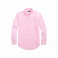Camisas Camisa POLO RALPH LAUREN Lino Custom Slim Pink