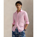 Camisas Camisa POLO RALPH LAUREN Lino Custom Slim Pink