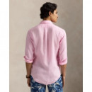 Camisas Camisa POLO RALPH LAUREN Lino Custom Slim Pink