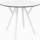 Mesa Max 90 para Jardín y Terraza – Mesa Exterior 90 Cm Resistente y Moderna Siesta Exclusive®  LA SIESTA