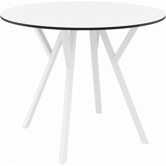 Mesa Max 90 para Jardín y Terraza – Mesa Exterior 90 Cm Resistente y Moderna Siesta Exclusive®  LA SIESTA