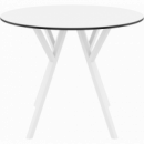 Mesa Max 90 para Jardín y Terraza – Mesa Exterior 90 Cm Resistente y Moderna Siesta Exclusive®  LA SIESTA