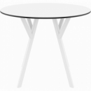 Mesa Max 90 para Jardín y Terraza – Mesa Exterior 90 Cm Resistente y Moderna Siesta Exclusive®  LA SIESTA