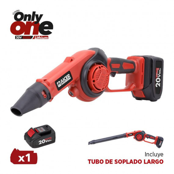 SOPLADOR DE BATERIA 20V ONLY ONE AICER (1X 4.0AH)