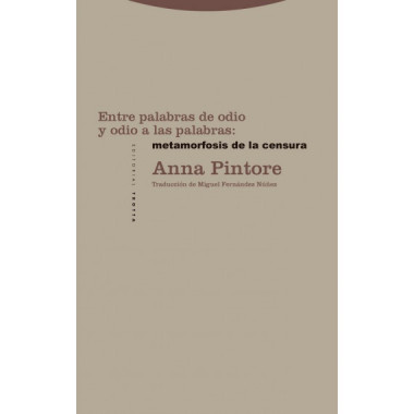 ENTRE PALABRAS DE ODIO Y ODIO A LAS PALABRAS: METAMORFOSIS