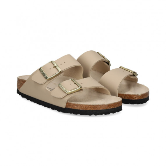 Pala 2 Hebillas Birko-flor Beige  BIRKENSTOCK