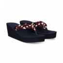 Flip Flop Trenzada Textil Multicolor  TOMMY HILFIGER