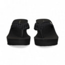 Fli Flop Trenzada Textil Negro  TOMMY HILFIGER