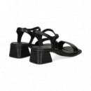 Carmelita Piel Negro  CAMPER