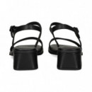 Carmelita Piel Negro  CAMPER