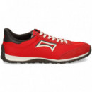 Deportivo Ante+malla Rojo  CAMPER