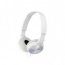 Auriculares SONY Supraurales Plegables con Micrófono 3.5MM Blancos (MDR-ZX310APW)