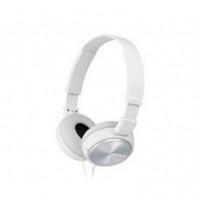 Auriculares SONY Supraurales Plegables con Micrófono 3.5MM Blancos (MDR-ZX310APW)