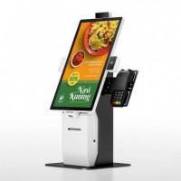 Kiosco Autoservicio AVPOS Compact 22" I3 10ª Gen 8GB/256GB Wifi Impresora Lector 2D W11 Pro