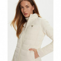 Chaqueta Acolchada con Capucha de GUESS