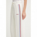 Pantalones Jogger con Cinta Lateral en Strass de GUESS