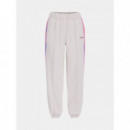 Pantalones Jogger con Cinta Lateral en Strass de GUESS