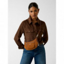 Marsha Mini Bandolera de Cuero Auténtico de GUESS