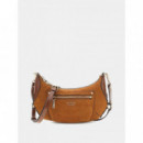 Marsha Mini Bandolera de Cuero Auténtico de GUESS