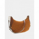 Marsha Mini Bandolera de Cuero Auténtico de GUESS