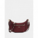 Marsha Mini Bandolera de Cuero Auténtico de GUESS