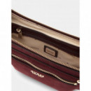 Marsha Mini Bandolera de Cuero Auténtico de GUESS