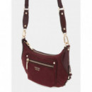 Marsha Mini Bandolera de Cuero Auténtico de GUESS