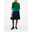 TOMMY HILFIGER - Preppy Texture Gb Knee Skirt - C1G - F|WW0WW49474/C1G