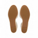 TOMMY HILFIGER - Th Bow Mid Cork Wedge - Aeo - F|FW0FW09010/AEO