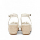 TOMMY HILFIGER - Th Bow Mid Cork Wedge - Aeo - F|FW0FW09010/AEO