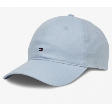 TOMMY HILFIGER - ESSENTIAL FLAG LINEN CAP - C1O - F|AW0AW17130/C1O