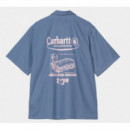 CARHARTT - S/s Deli Shirt tencel/cotton Twill - 2X7XX - I034738/2X7XX