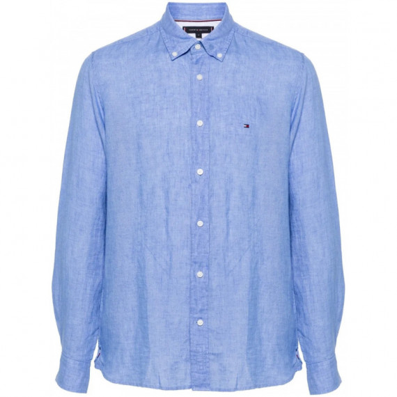 TOMMY HILFIGER - Pigment Dyed Li Solid Rf Shirt - C30 - F|MW0MW34602/C30