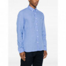 TOMMY HILFIGER - Pigment Dyed Li Solid Rf Shirt - C30 - F|MW0MW34602/C30
