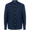 TOMMY HILFIGER - Pigment Dyed Li Solid Rf Shirt - Dcc - F|MW0MW34602/DCC