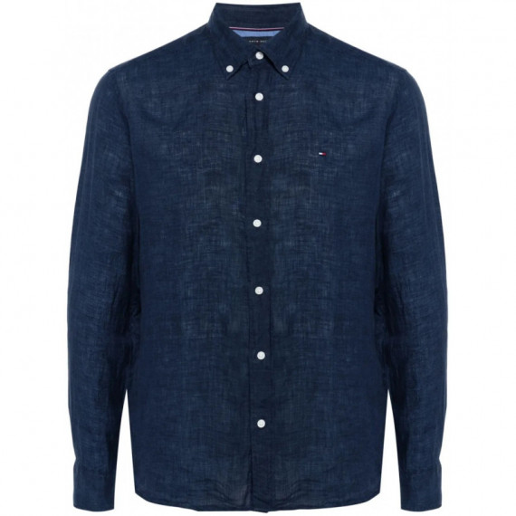 TOMMY HILFIGER - Pigment Dyed Li Solid Rf Shirt - Dcc - F|MW0MW34602/DCC