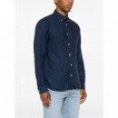 TOMMY HILFIGER - Pigment Dyed Li Solid Rf Shirt - Dcc - F|MW0MW34602/DCC