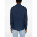 TOMMY HILFIGER - Pigment Dyed Li Solid Rf Shirt - Dcc - F|MW0MW34602/DCC