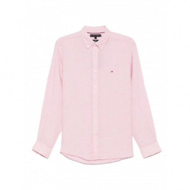 TOMMY HILFIGER - PIGMENT DYED LI SOLID RF SHIRT - TOL - F|MW0MW34602/TOL