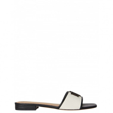 Polo RALPH LAUREN - Everley SLD2-SANDALS-SLIDE - Natural Black - 802P04395004/NATURAL Black