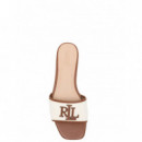 Polo RALPH LAUREN - Everley SLD2-SANDALS-SLIDE - Natural Lauren Tan - 802P04395003/NATURAL Lauren Tan