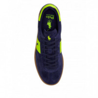 Polo RALPH LAUREN - Bedford Pp-sneakers-low Top Lace - Navy Safety Yellow - 809P07172003/NAVY Safety Yellow
