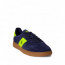 Polo RALPH LAUREN - Bedford Pp-sneakers-low Top Lace - Navy Safety Yellow - 809P07172003/NAVY Safety Yellow