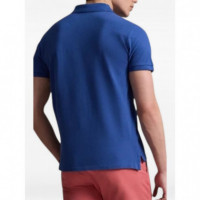 Polo RALPH LAUREN - SSKCCMSLM1-SHORT Sleeve-knit - Dusty Azure Cream Pp - 710680784520/DUSTY Azure Cream Pp