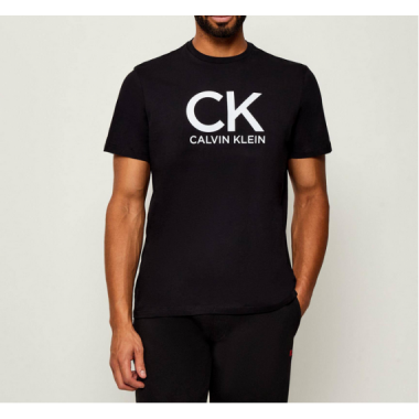 Camiseta CALVIN KLEIN B&aacute;sica Negra