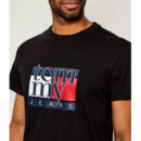 Camiseta TOMMY JEANS Flag Negra